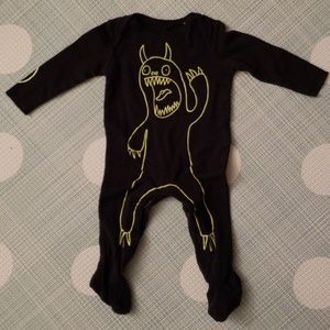 Stella McCartney Kids monster onesie - 3 months